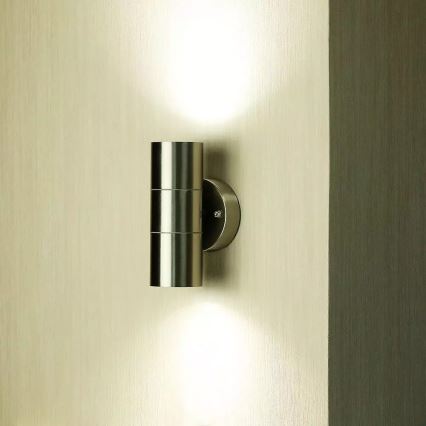 Udendørs væglampe 2xGU10/35W/230V IP44