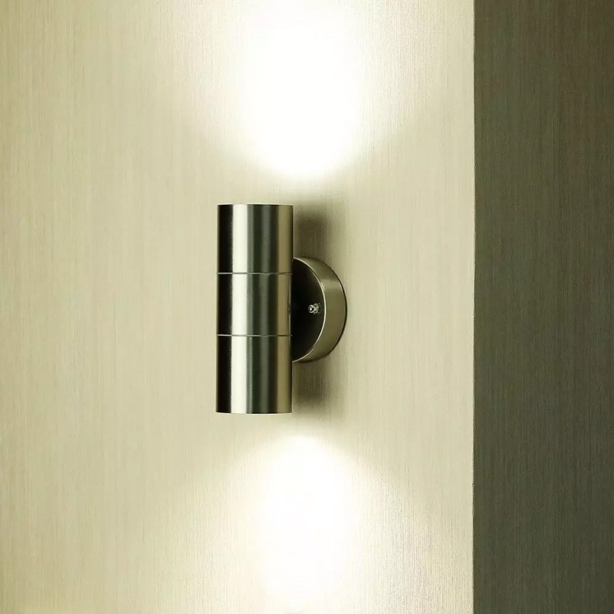Udendørs væglampe 2xGU10/35W/230V IP44