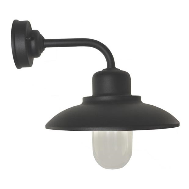 Udendørs væglampe BARD 1xE27/60W/230V IP44 sort