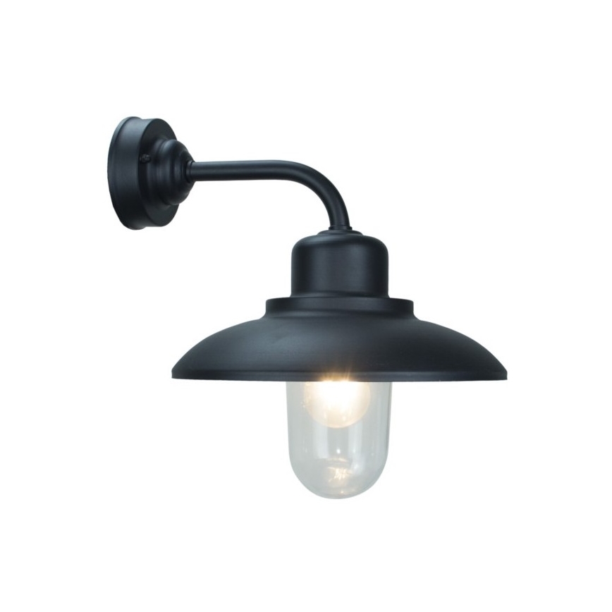 Udendørs væglampe BARD 1xE27/60W/230V IP44 sort