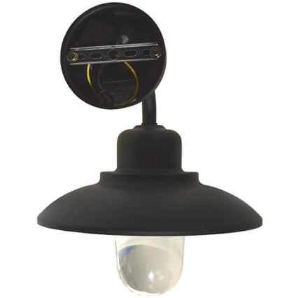 Udendørs væglampe BARD 1xE27/60W/230V IP44 sort