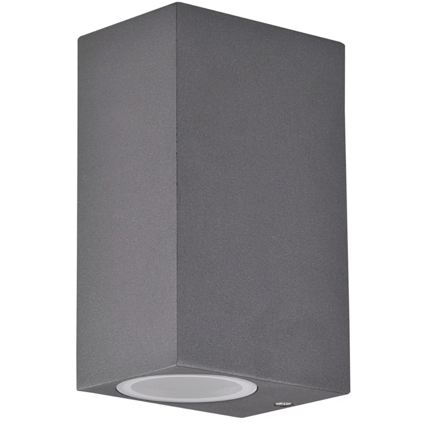 Udendørs væglampe BOSTON 2xGU10/10W/230V antracit