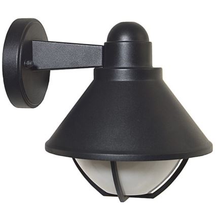 Udendørs væglampe EDINA 1xE27/60W/230V IP44 sort