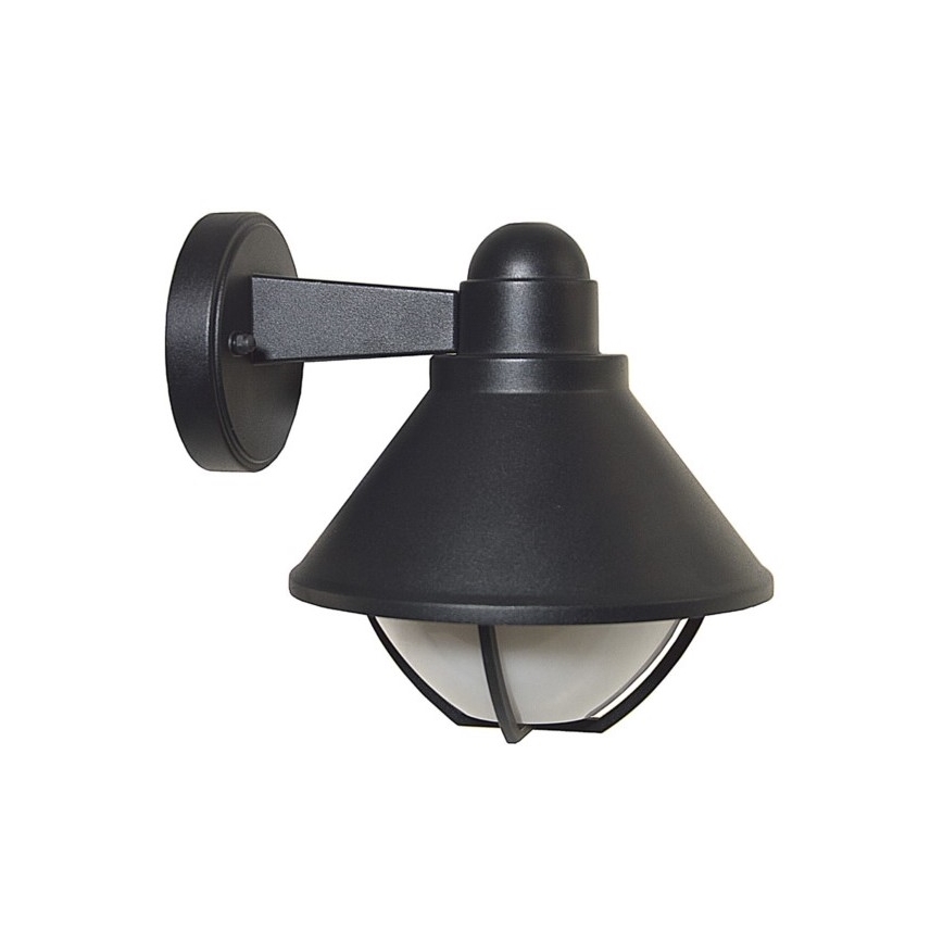 Udendørs væglampe EDINA 1xE27/60W/230V IP44 sort