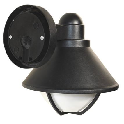 Udendørs væglampe EDINA 1xE27/60W/230V IP44 sort