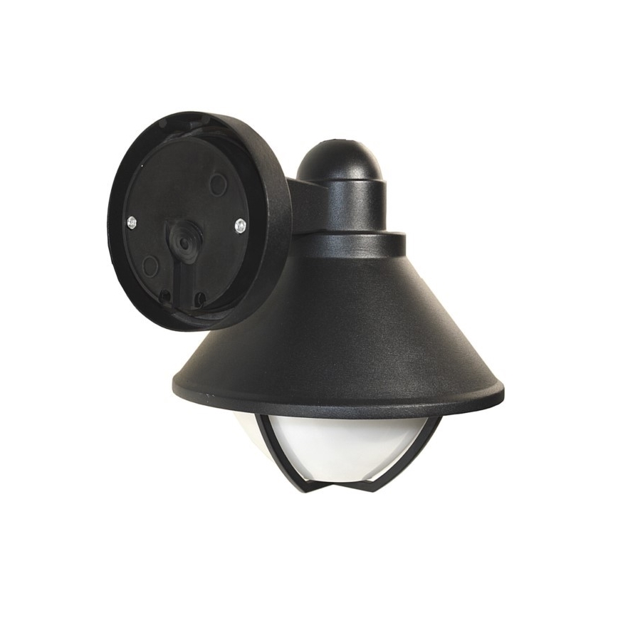Udendørs væglampe EDINA 1xE27/60W/230V IP44 sort