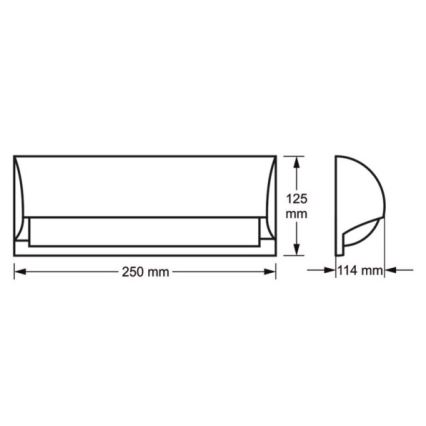 Udendørs væglampe FREON 1xE27/60W/230V IP54 antracit