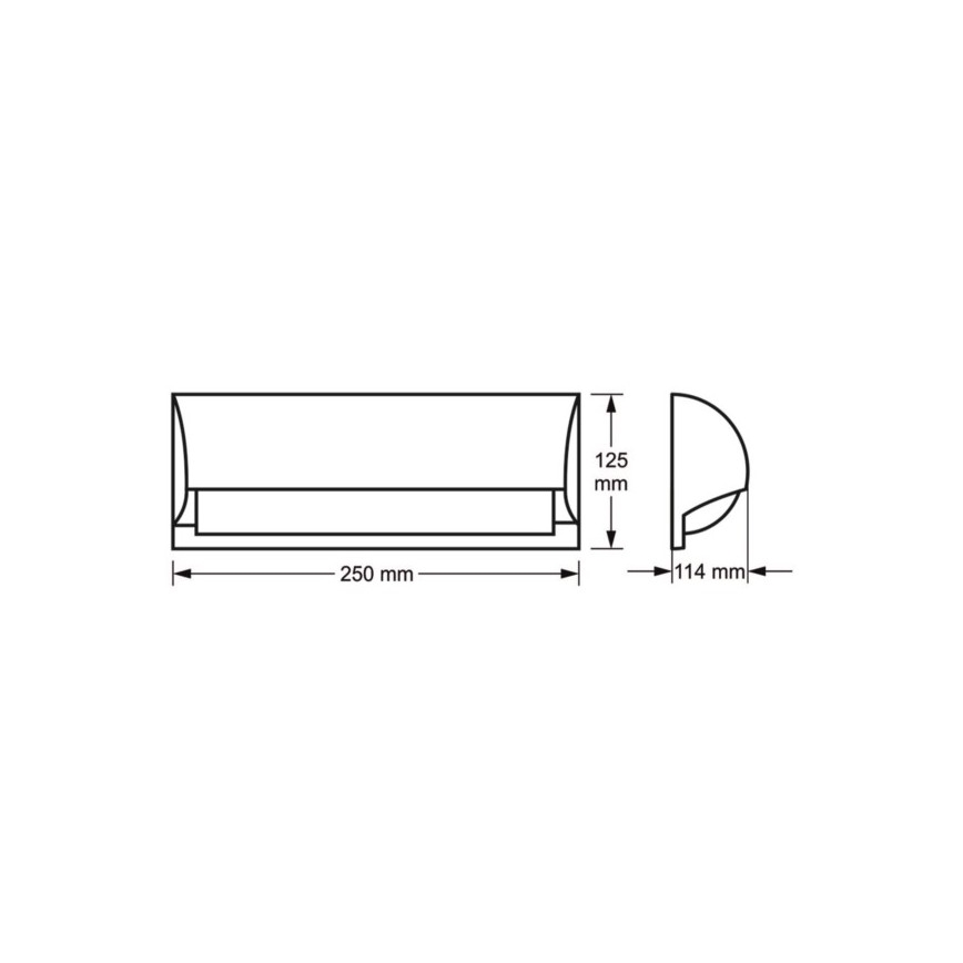 Udendørs væglampe FREON 1xE27/60W/230V IP54 antracit