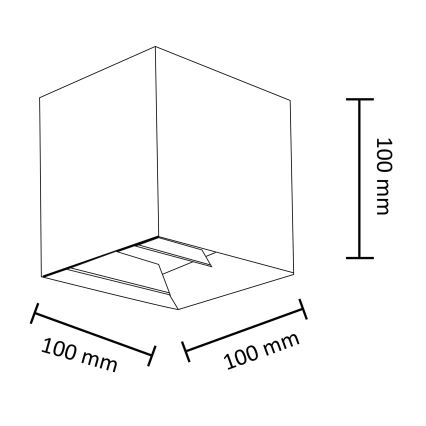 Udendørs væglampe KIOTO 1xG9/5W/230V IP44 sort