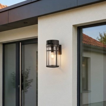 Udendørs væglampe med kamera GOSMART 1xE27/15W/230V Wi-Fi IP44