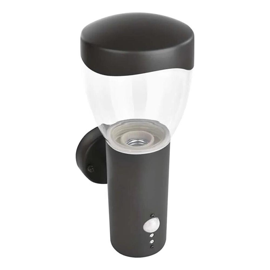 Udendørs væglampe med sensor ARTEO 1xE27/15W/230V IP44