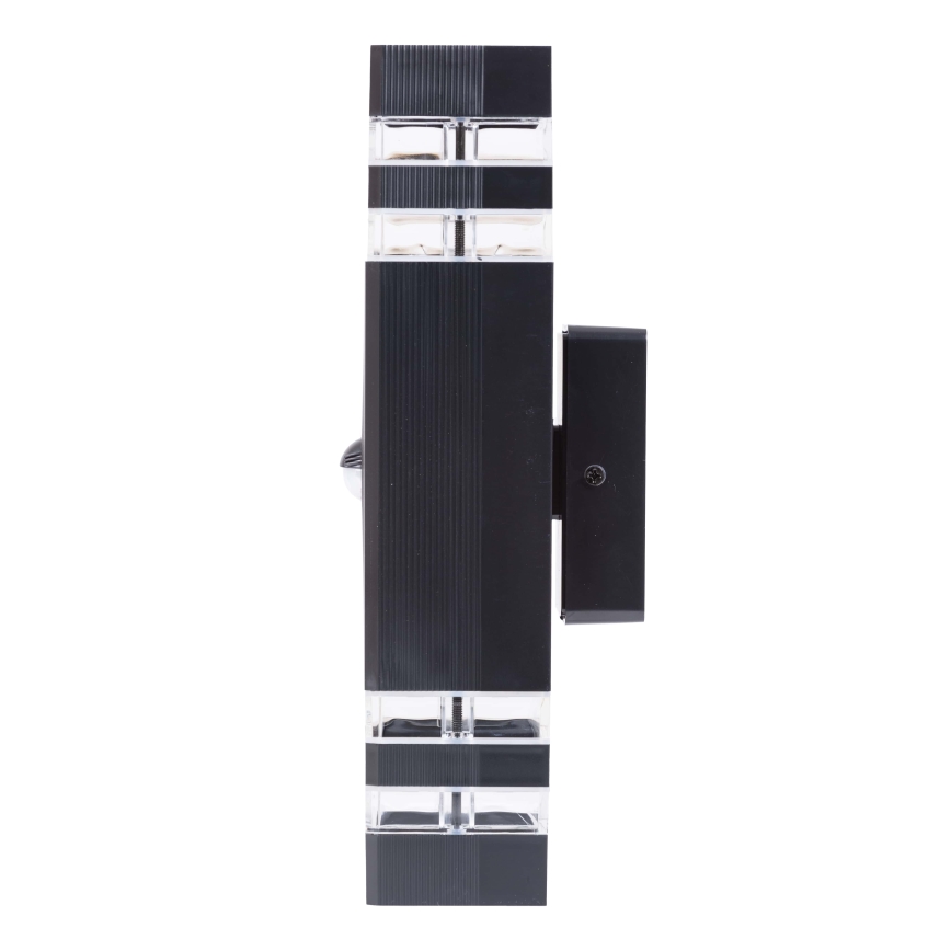 Udendørs væglampe med sensor BREZZA 2xGU10/35W/230V IP65