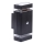 Udendørs væglampe med sensor NIZZA 2xGU10/35W/230V IP65