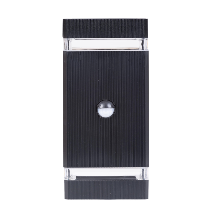 Udendørs væglampe med sensor NIZZA 2xGU10/35W/230V IP65