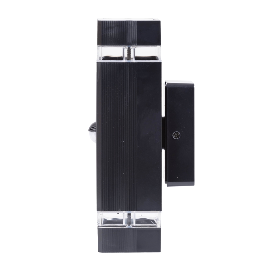 Udendørs væglampe med sensor NIZZA 2xGU10/35W/230V IP65