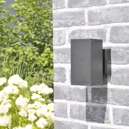 Udendørs væglampe MORRIS 2xGU10/35W/230V IP54