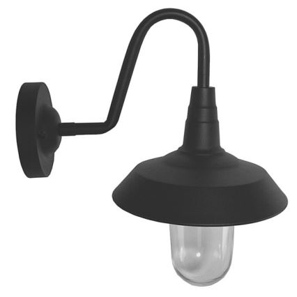 Udendørs væglampe NILDA 1xE27/60W/230V IP44 sort