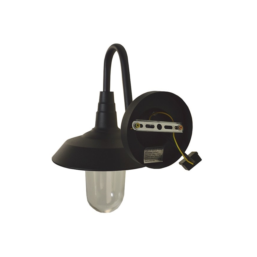 Udendørs væglampe NILDA 1xE27/60W/230V IP44 sort