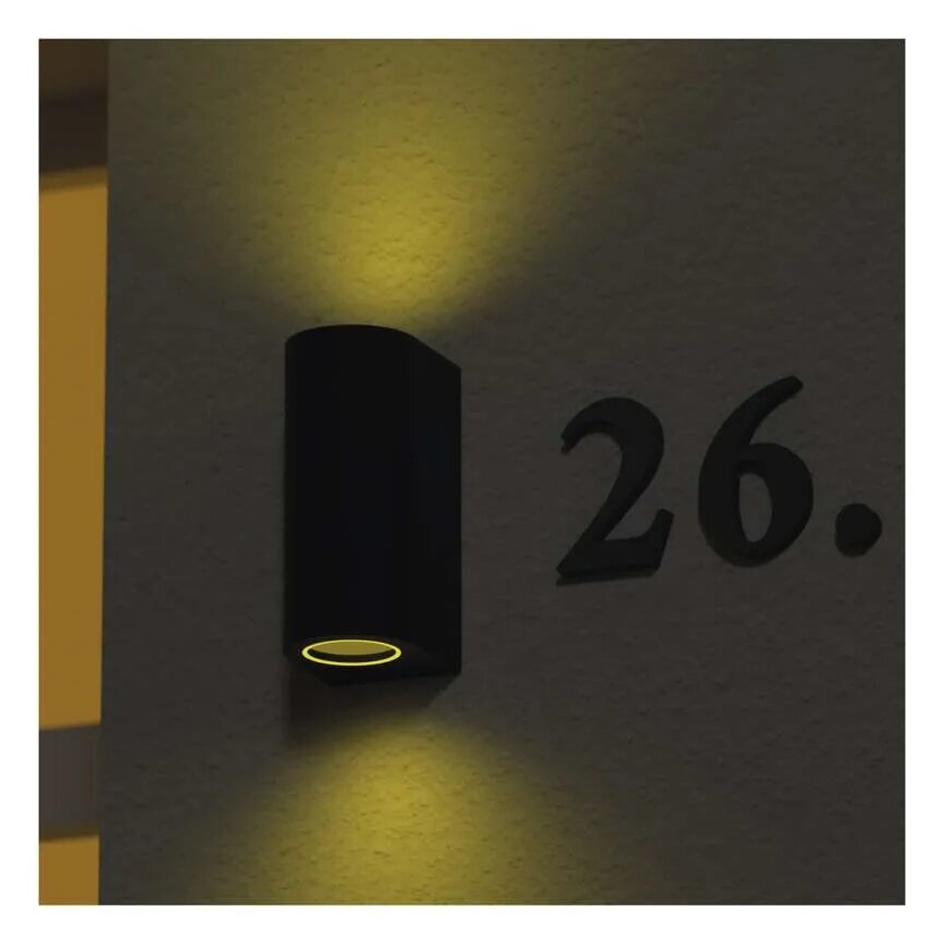 Udendørs væglampe OCULUS 2xGU10/7W/230V IP44