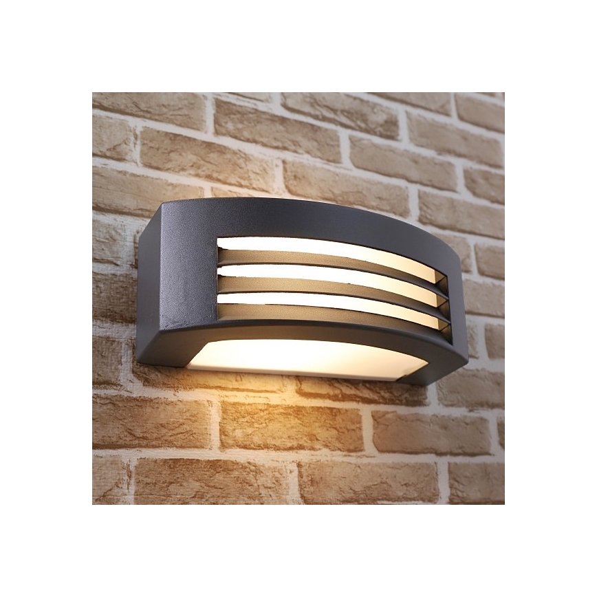 Udendørs væglampe OLIANA 1xE27/60W/230V IP54 antracit