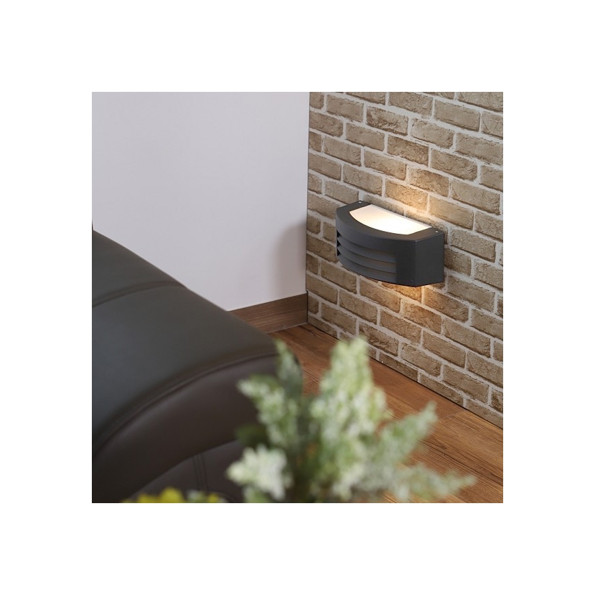 Udendørs væglampe OLIANA 1xE27/60W/230V IP54 antracit