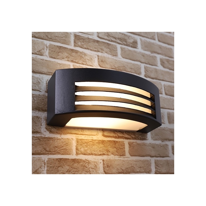 Udendørs væglampe OLIANA 1xE27/60W/230V IP54 sort