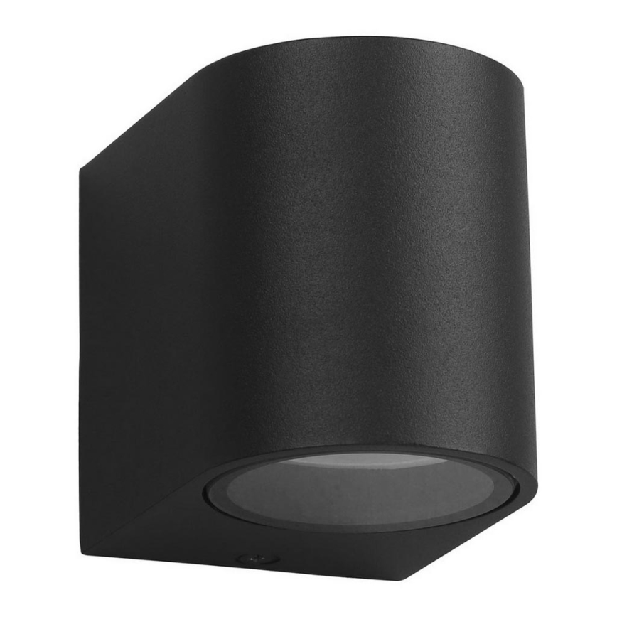 Udendørs væglampe OVALIS 1xGU10/35W/230V IP44 sort