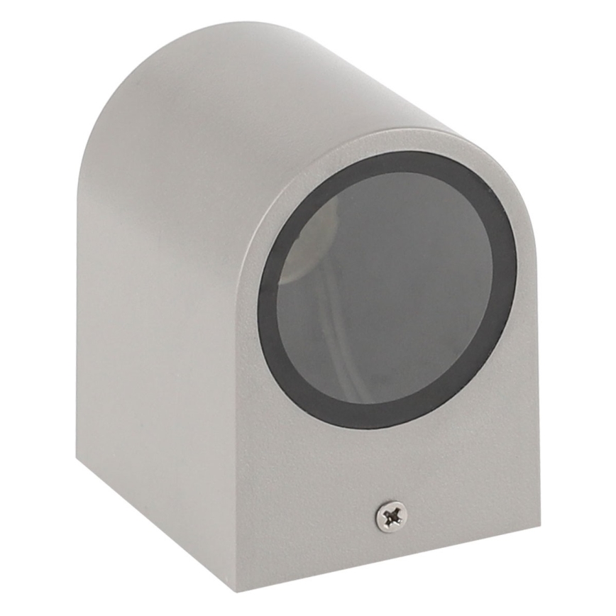 Udendørs væglampe PARETE 1xGU10/6W/230V IP54 grå