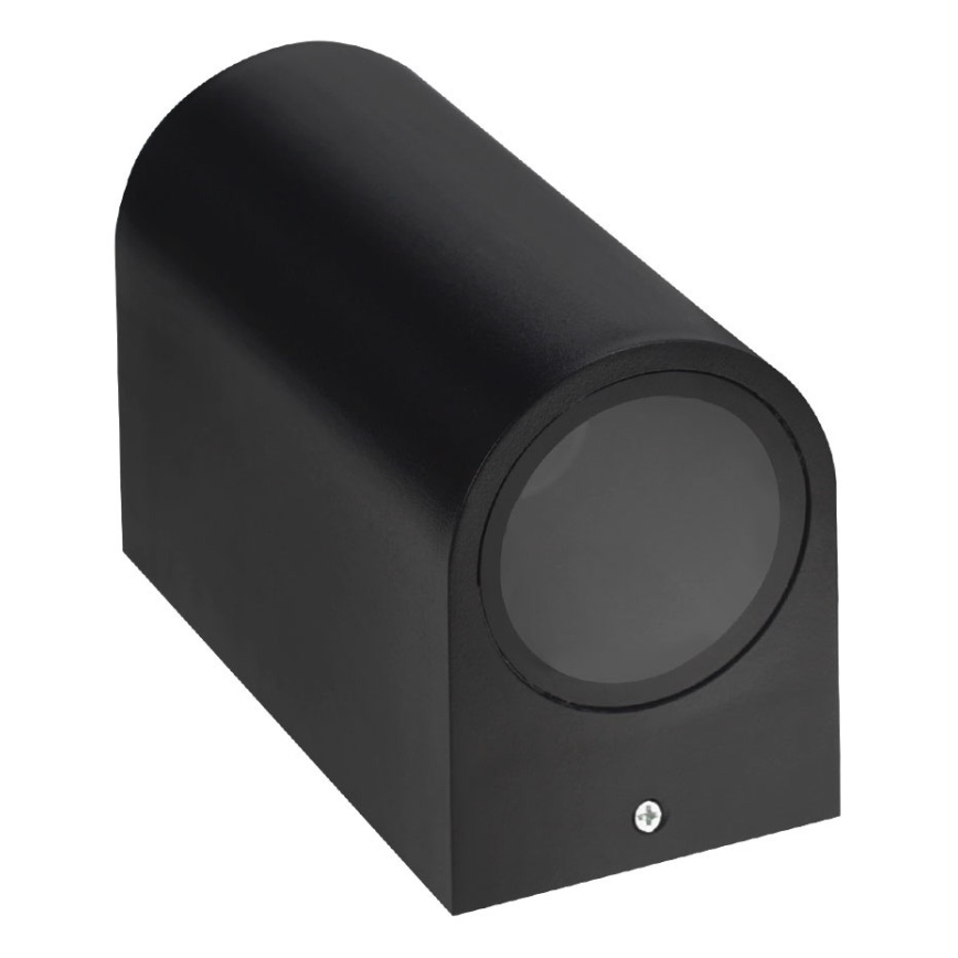 Udendørs væglampe PARETE 2xGU10/6W/230V IP54 sort
