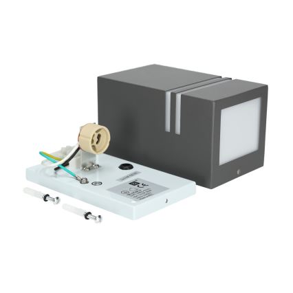 Udendørs væglampe QUAZAR 1xGU10/11W/230V IP44