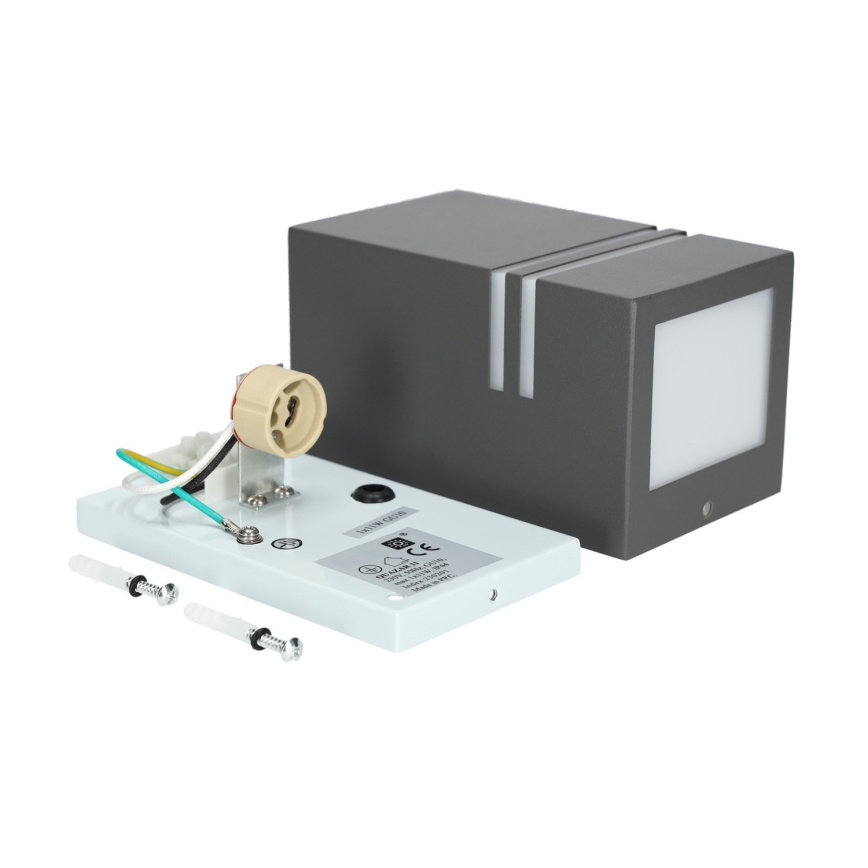 Udendørs væglampe QUAZAR 1xGU10/11W/230V IP44
