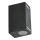 Udendørs væglampe QUERK 2xGU10/35W/230V IP54 15 cm sort