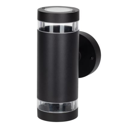 Udendørs væglampe RINO 2xGU10/12W/230V IP54 sort
