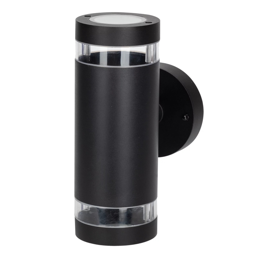 Udendørs væglampe RINO 2xGU10/12W/230V IP54 sort