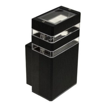 Udendørs væglampe SANTA 1xGU10/30W/230V IP54 sort