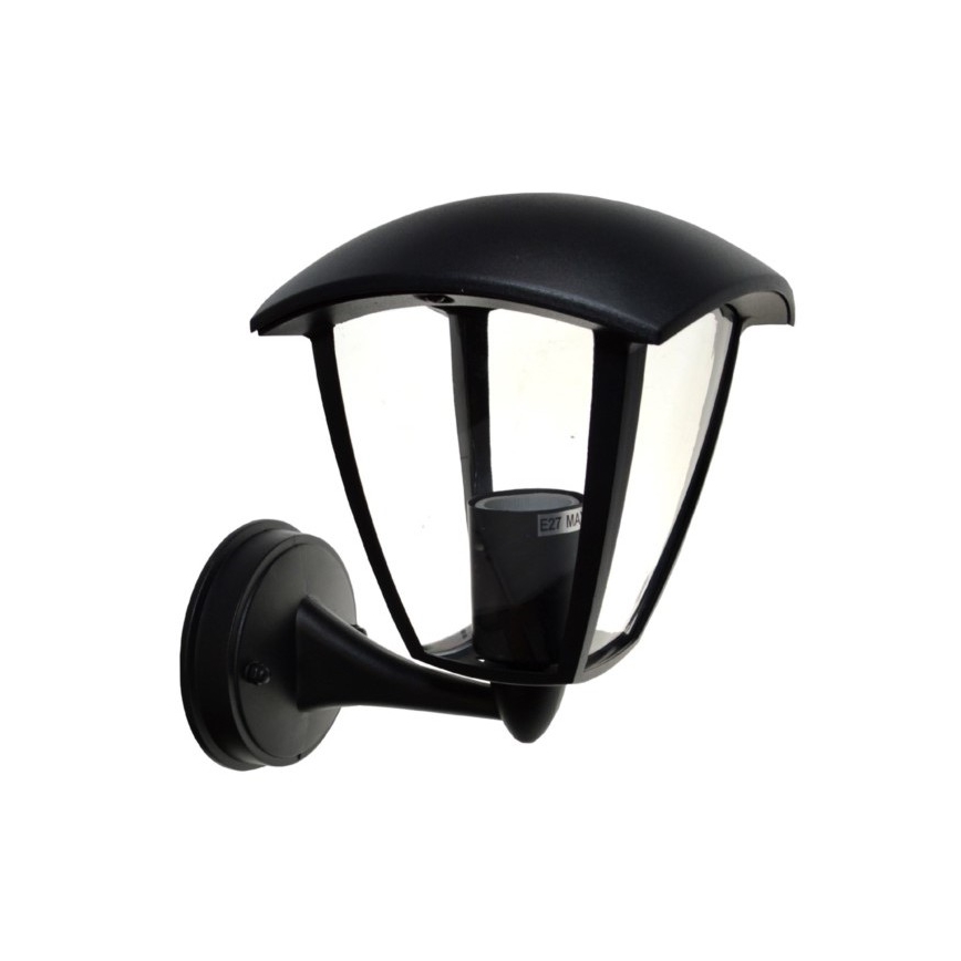 Udendørs væglampe SURVA 1xE27/60W/230V IP44 sort