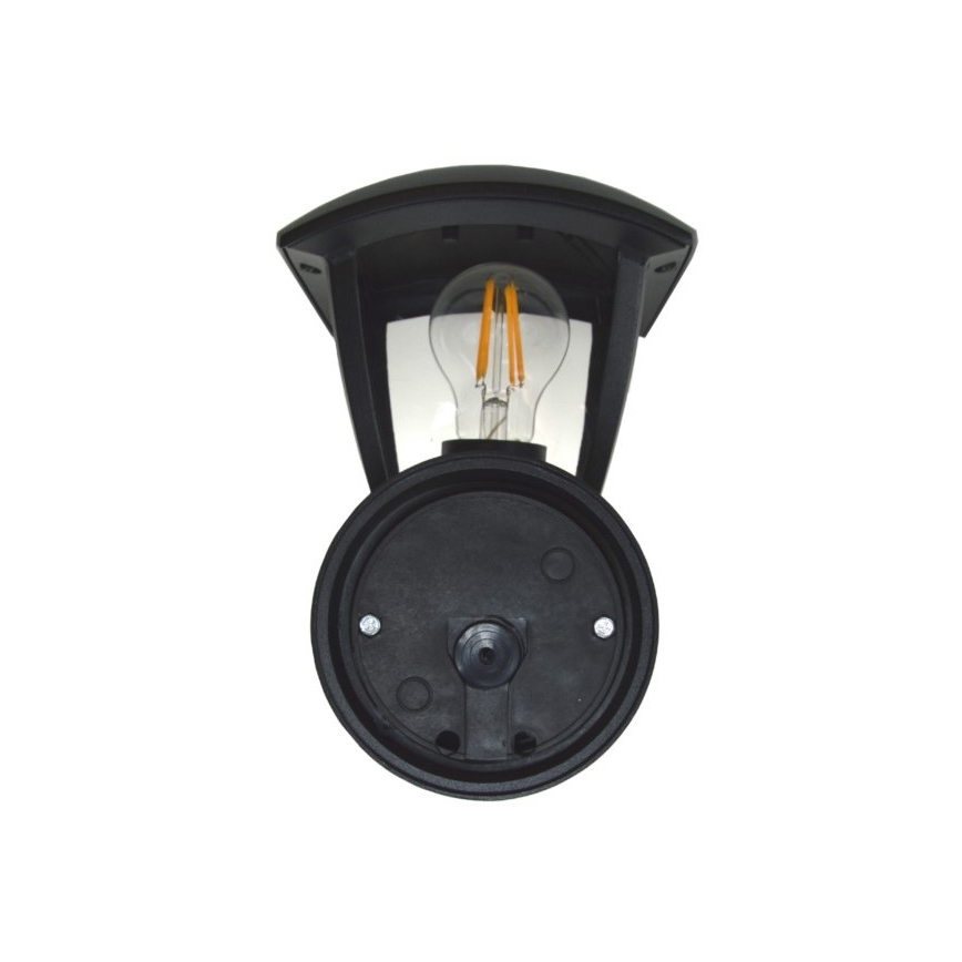 Udendørs væglampe SURVA 1xE27/60W/230V IP44 sort