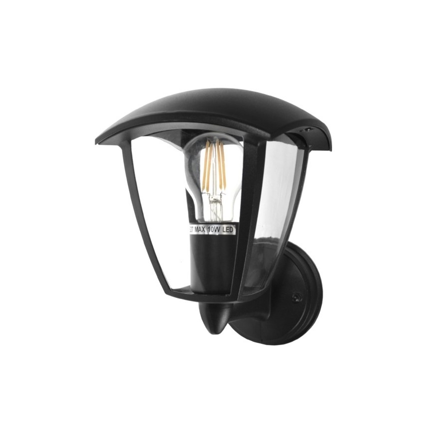 Udendørs væglampe SURVA 1xE27/60W/230V IP44 sort