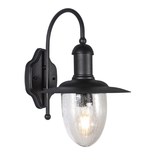 Udendørs væglampe TALISA 1xE27/60W/230V IP44 sort