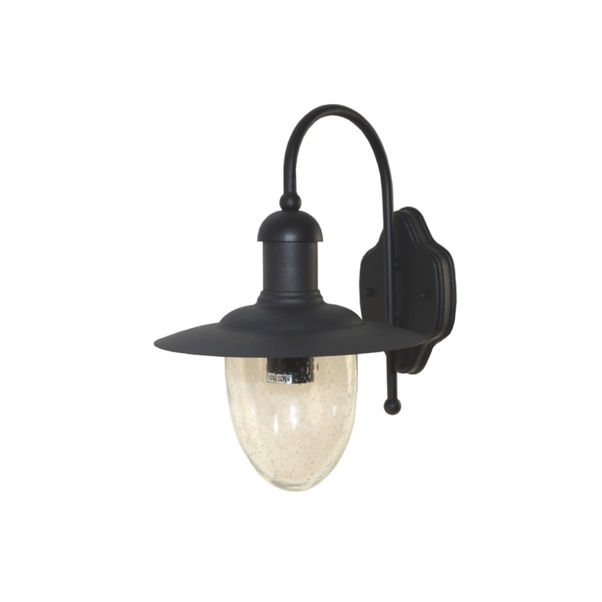 Udendørs væglampe TALISA 1xE27/60W/230V IP44 sort
