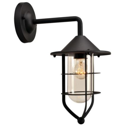 Udendørs væglampe TAMA 1xE27/60W/230V IP44 sort