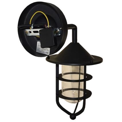 Udendørs væglampe TAMA 1xE27/60W/230V IP44 sort