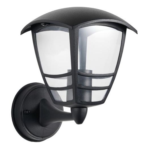 Udendørs væglampe TEVIO 1xE27/60W/230V IP54 sort