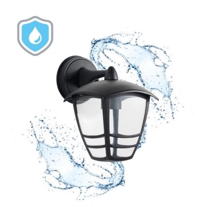 Udendørs væglampe TEVIO KD 1xE27/60W/230V IP54 sort
