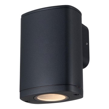 Udendørs væglampe ZEVI 1xGU10/10W/230V IP54 sort