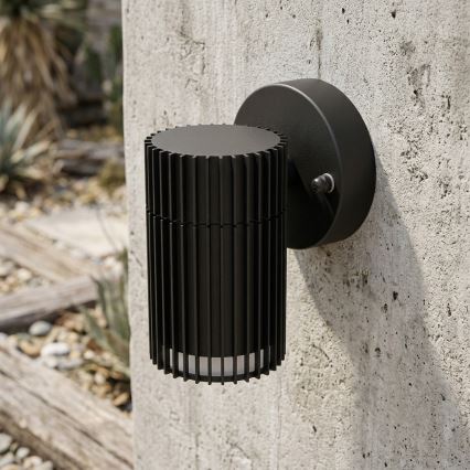 Udendørs vægspotlampe LANTHEA 1xGU10/11W/230V IP44 sort