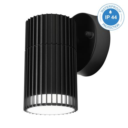 Udendørs vægspotlampe LANTHEA 1xGU10/11W/230V IP44 sort