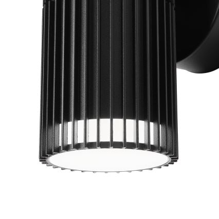 Udendørs vægspotlampe LANTHEA 1xGU10/11W/230V IP44 sort