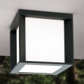 Udendørsarmatur HENRY 1xE27/15W/230V 16x16 cm IP44 antracit