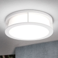 Udendørsarmatur HENRY 2xE27/15W/230V Ø 30 cm IP44 hvid